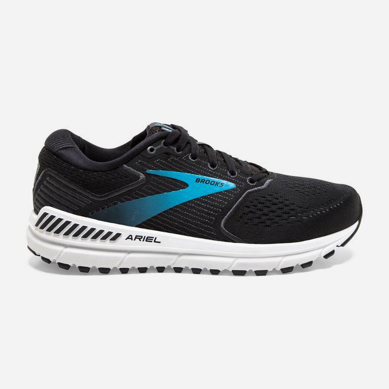 Brooks Ariel '20 Loopschoenen voor Dames Zwart /Grijs/Blauw (WONJC-3589)